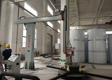 Optional Color Dished Head And Cone Polishing Machine With Small Column